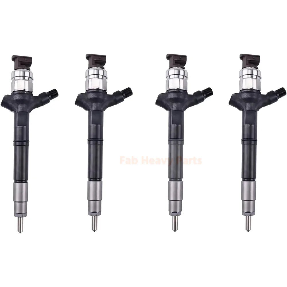 4PCS Fuel Injector 23670 - UM010 23670UM010 295050 - 1680 Fits for Toyota Engine 1ZS 1Z Forklift 8FDU15 8FDU18 8FDU20 8FDU25 8FDU30 8FDU32 - Fab Heavy Parts