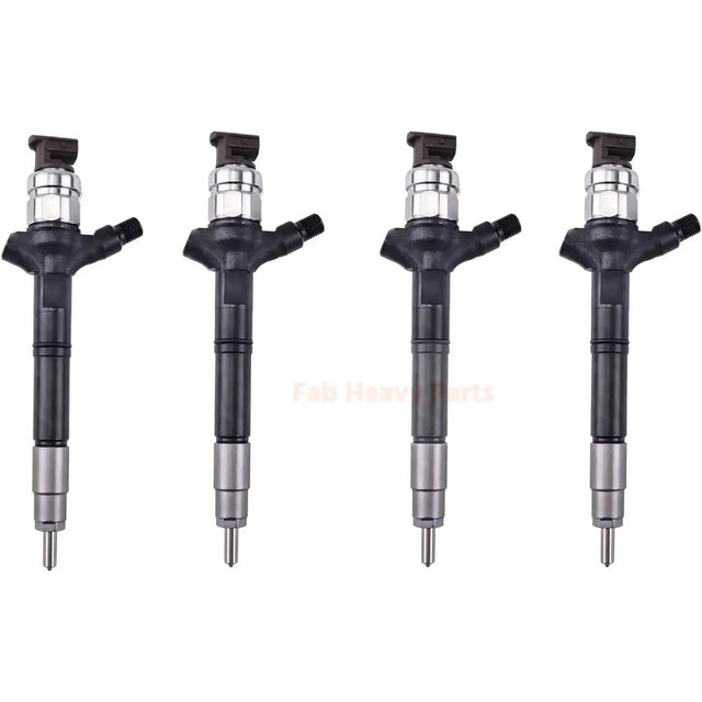 4PCS Fuel Injector 23670 - UM010 23670UM010 295050 - 1680 Fits for Toyota Engine 1ZS 1Z Forklift 8FDU15 8FDU18 8FDU20 8FDU25 8FDU30 8FDU32 - Fab Heavy Parts