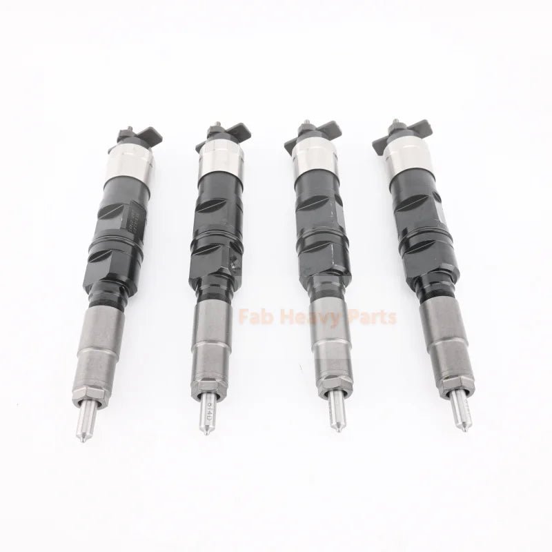 4PCS Fuel Injector RE516540 RE507860 095050 - 5050 Fits for John Deere 4045 4.5L - Fab Heavy Parts