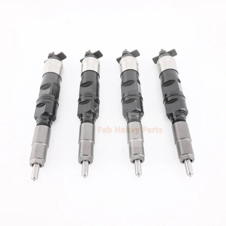4PCS Fuel Injector RE516540 RE507860 095050 - 5050 Fits for John Deere 4045 4.5L - Fab Heavy Parts