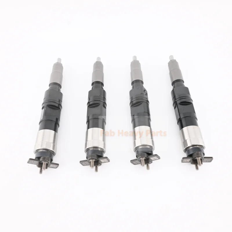 4PCS Fuel Injector RE516540 RE507860 095050 - 5050 Fits for John Deere 4045 4.5L - Fab Heavy Parts