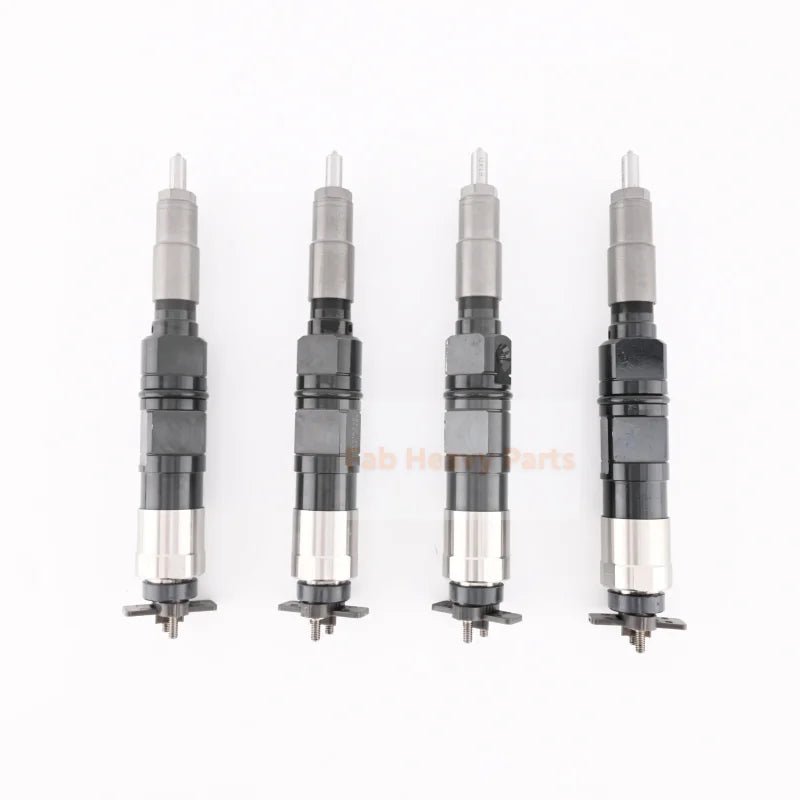 4PCS Fuel Injector RE516540 RE507860 095050 - 5050 Fits for John Deere 4045 4.5L - Fab Heavy Parts