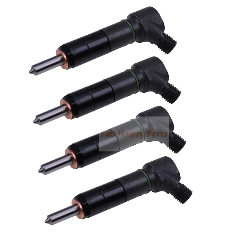 4PCS Fuel Injector RE529390B Fits for John Deere 2.4L 3.0L 4024 5030 4024HF285