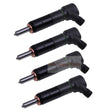 4PCS Fuel Injector RE529390B Fits for John Deere 2.4L 3.0L 4024 5030 4024HF285 - Fab Heavy Parts