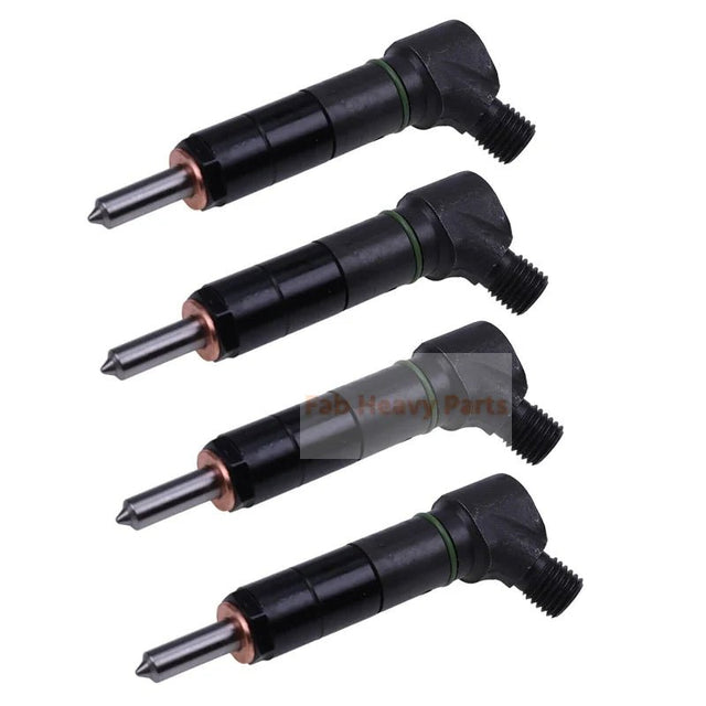 4PCS Fuel Injector RE529390B Fits for John Deere 2.4L 3.0L 4024 5030 4024HF285 - Fab Heavy Parts