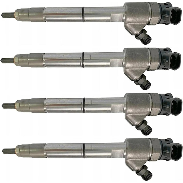 4Pcs New Fuel Injector 0445110581 0445110582 33800-2F600 Fits for Hyundai Kia D4HA 2.0L VGT EURO 6 - Fab Heavy Parts