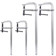 4Pcs Pack Bar Clamps Set Drop Forged Steel F Clamps 2 Pcs 12 inch x 3 inch+ 2Pcs 16 inch x 4 - 3/4" - Fab Heavy Parts