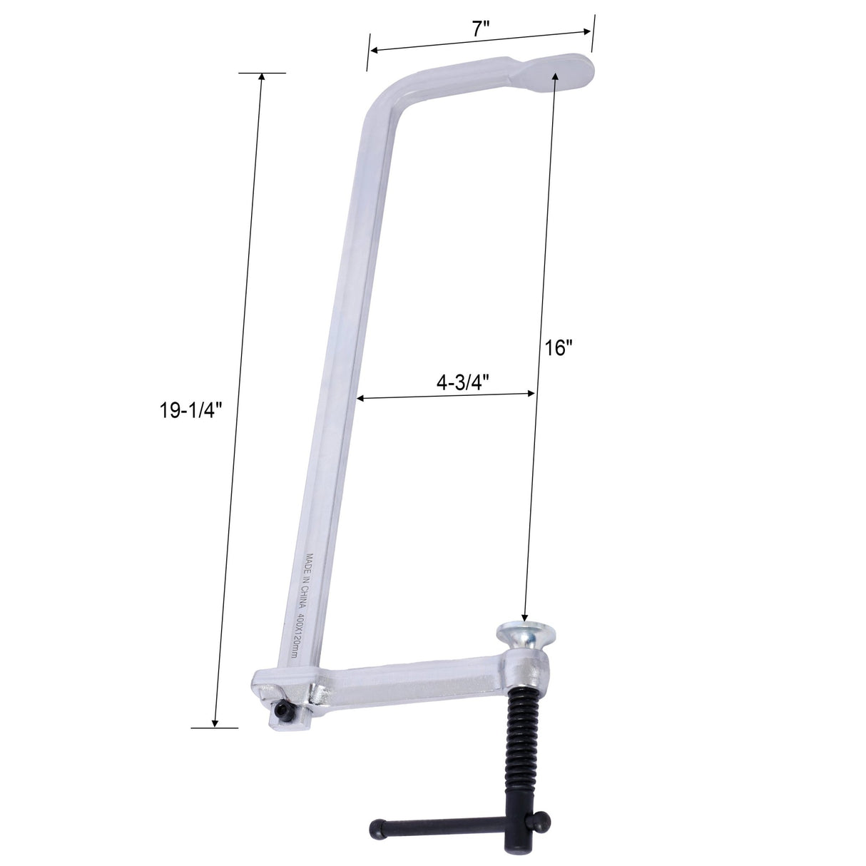 4Pcs Pack Bar Clamps Set Drop Forged Steel F Clamps 2 Pcs 12 inch x 3 inch+ 2Pcs 16 inch x 4 - 3/4" - Fab Heavy Parts