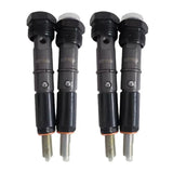 4Piece Fuel Injector 3919336 Fits for Cummins Engine 4 - 390 4T - 390 4BT 4BT3.9 4B 4B3.9 CASE Loader 85XT 570LXT 580L 580SK Tractor 550E 550G - Fab Heavy Parts