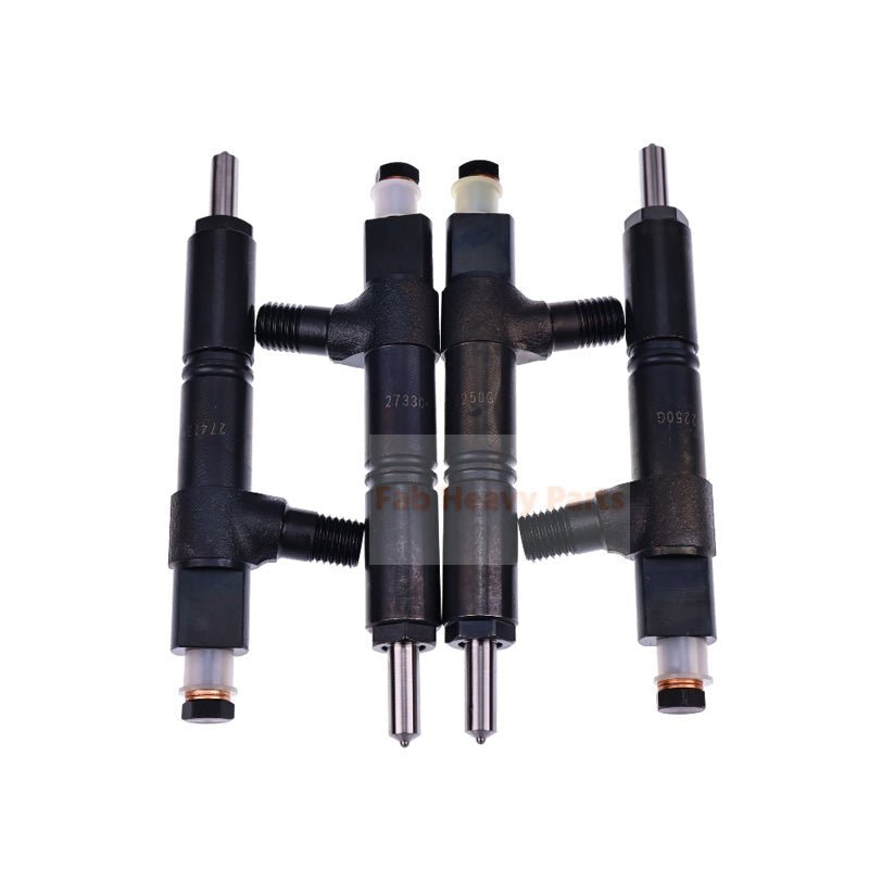 4Piece Fuel Injector 8980928210 8980928211 Fits for Isuzu 4LE1 4LE2 Engine Kobelco SK80CS - 2 SK75 - 8 New Holland E80BMSR E70BSR Excavator - Fab Heavy Parts