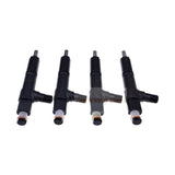 4Piece Fuel Injector 8980928210 8980928211 Fits for Isuzu 4LE1 4LE2 Engine Kobelco SK80CS - 2 SK75 - 8 New Holland E80BMSR E70BSR Excavator - Fab Heavy Parts