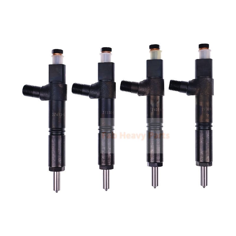4Piece Fuel Injector 8980928210 8980928211 Fits for Isuzu 4LE1 4LE2 Engine Kobelco SK80CS - 2 SK75 - 8 New Holland E80BMSR E70BSR Excavator - Fab Heavy Parts