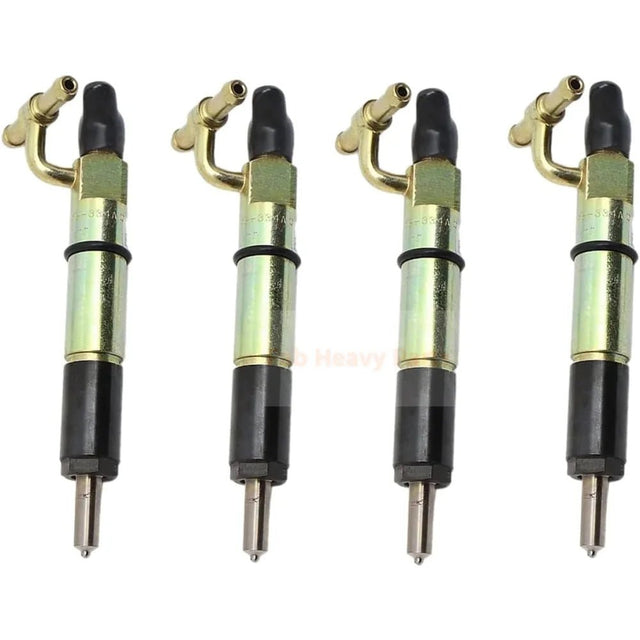4X Fuel Injector 33800 - 41031 3380041031 Fits for Hyundai D4AF D4AL Engine HD65 HD72 Aero - Fab Heavy Parts
