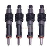 4X Fuel Injector J909475 Fits for Case 550E 550G 850D 850E 584E 585E 586E 660 760 - Fab Heavy Parts