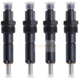 4X Fuel Injector LJC6760525 Fits for Ford Case 3.9L Cummins 5.9L Case 850L Delphi LUM FKM