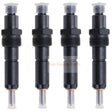 4X Fuel Injector LJC6760525 Fits for Ford Case 3.9L Cummins 5.9L Case 850L Delphi LUM FKM - Fab Heavy Parts