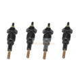 4x Glow Plug 124250 - 11500 Fits For Yanmar YM2200 YM2700 Tractor - Fab Heavy Parts
