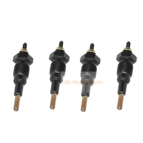4x Glow Plug 124250 - 11500 Fits For Yanmar YM2200 YM2700 Tractor - Fab Heavy Parts