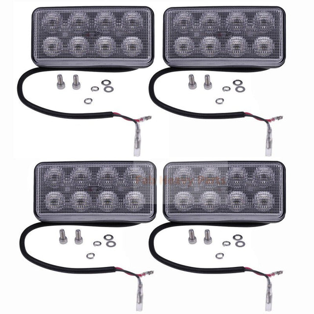 4X Led Work Light V0511 - 53510 Fits for Kubota SVL65 - 2 SVL65 - 2C SVL75 SVL75 - 2 SVL75 - 2C - Fab Heavy Parts