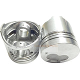 4X Piston With Pin And Clips 23410 - 42540 23410 - 42544 Fits For Hyundai D4BH TCI Engine Parts - Fab Heavy Parts