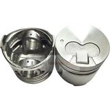 4X Piston With Pin And Clips 23410 - 42540 23410 - 42544 Fits For Hyundai D4BH TCI Engine Parts - Fab Heavy Parts