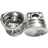 4X Piston With Pin And Clips 23410 - 42540 23410 - 42544 Fits For Hyundai D4BH TCI Engine Parts - Fab Heavy Parts