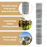 4x164 ft Advanced Weave Farm Enclosures Galvanized Farm Fence - Fab Heavy Parts