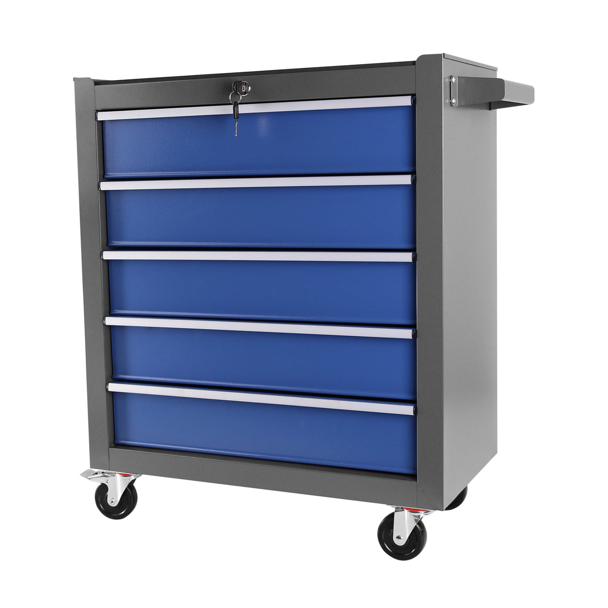 5 Drawers Rolling Tool Chest Box with Wheels Portable Organizer for Garage Workshop Home Crafts Use - Fab Heavy Parts