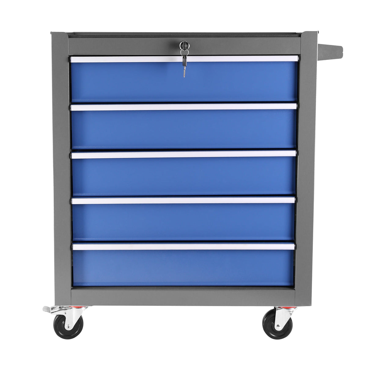 5 Drawers Rolling Tool Chest Box with Wheels Portable Organizer for Garage Workshop Home Crafts Use - Fab Heavy Parts