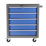 5 Drawers Rolling Tool Chest Box with Wheels Portable Organizer for Garage Workshop Home Crafts Use - Fab Heavy Parts