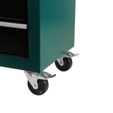 5 - Drawers Rolling Tool Chest Cabinet with Keyed Locking System - Green - Fab Heavy Parts