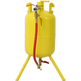 5 - Gallons Air Sand Blaster w/Blast Gun - Yellow - Fab Heavy Parts