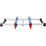 5 - in - 1 Portable Workbench with Detachable Miter Saw Stand & Height Adjustable Legs Scaffold/Dolly/Creeper/Platform - Fab Heavy Parts