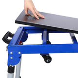 5 - in - 1 Portable Workbench with Detachable Miter Saw Stand & Height Adjustable Legs Scaffold/Dolly/Creeper/Platform - Fab Heavy Parts