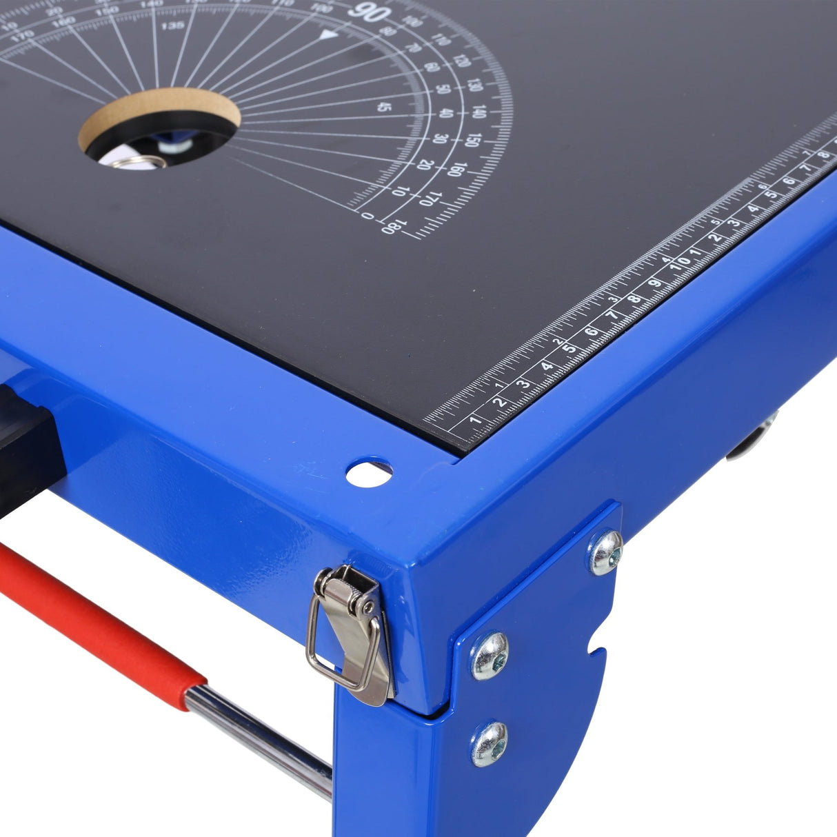 5 - in - 1 Portable Workbench with Detachable Miter Saw Stand & Height Adjustable Legs Scaffold/Dolly/Creeper/Platform - Fab Heavy Parts