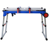 5 - in - 1 Portable Workbench with Detachable Miter Saw Stand & Height Adjustable Legs Scaffold/Dolly/Creeper/Platform - Fab Heavy Parts