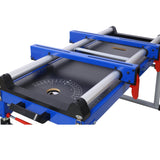 5 - in - 1 Portable Workbench with Detachable Miter Saw Stand & Height Adjustable Legs Scaffold/Dolly/Creeper/Platform - Fab Heavy Parts