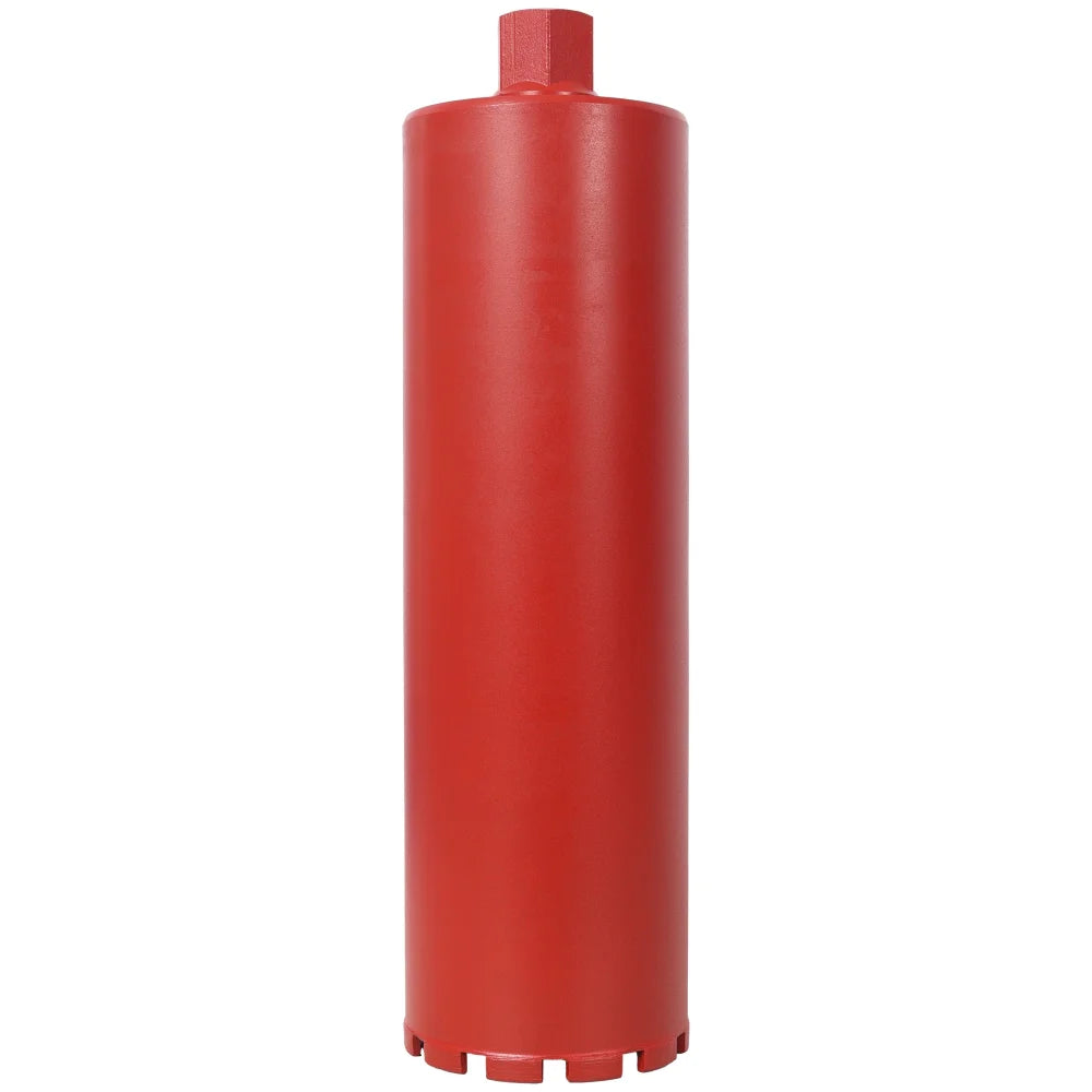 5 Inch Diamond Core Drill Bits 1-1/4“-7 Thread Diamond Core Bit for Cured Concrete with Rebar Hard Masonry Brick Block Stucco Stone Flat