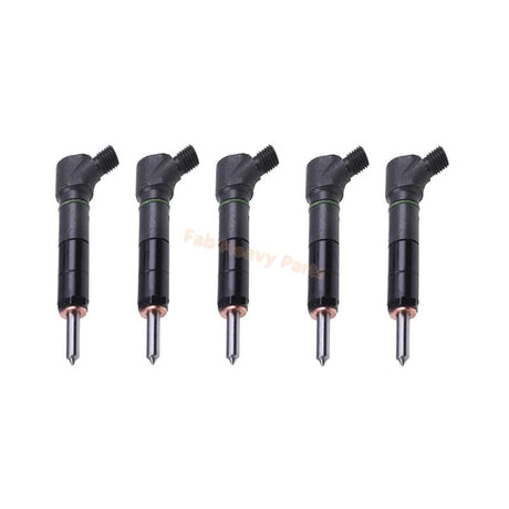 5 PCS Fuel Injector RE528525 Fits for John Deere Engine 4024 5030 Loader 323D 328D 329D 332D 333D - Fab Heavy Parts