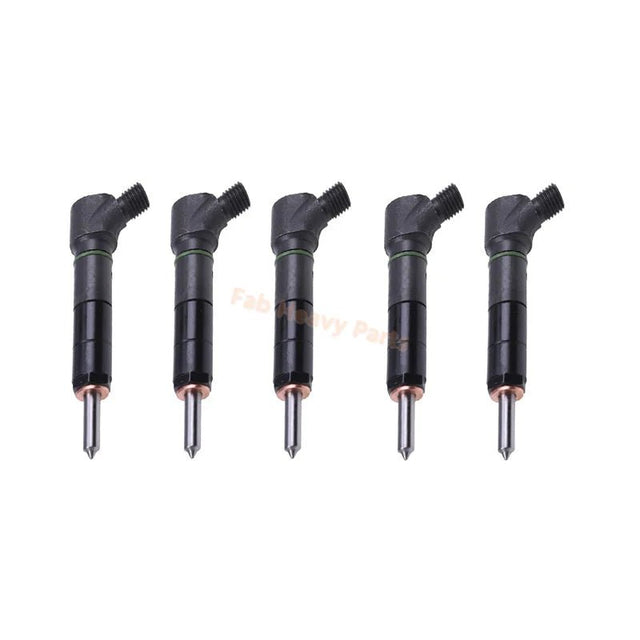5 PCS Fuel Injector RE528525 Fits for John Deere Engine 4024 5030 Loader 323D 328D 329D 332D 333D - Fab Heavy Parts