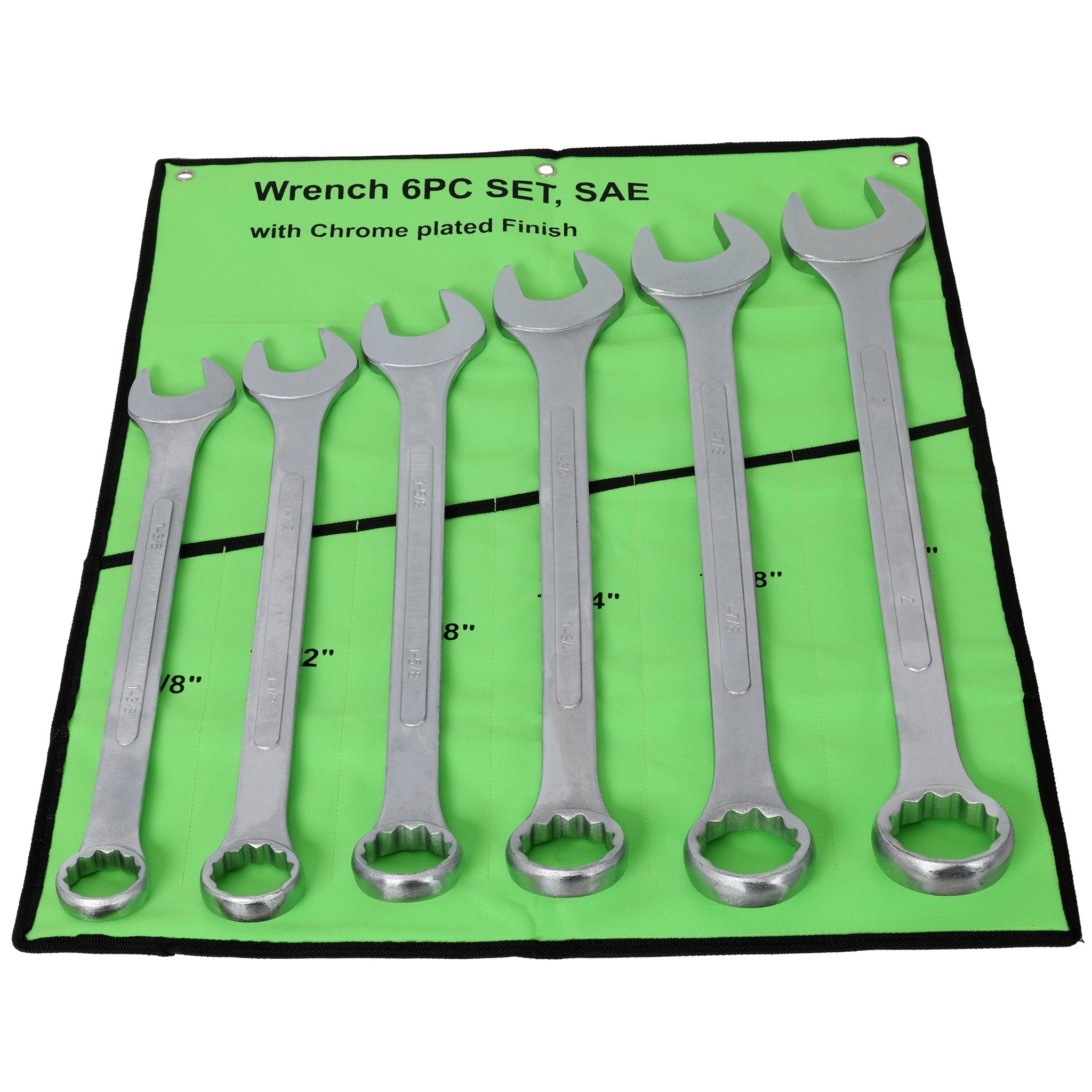 5 PCS SAE Jumbo Combination Wrench Set Extra Large SAE 1-3/8
