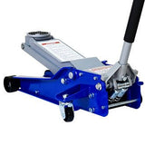 5 Ton Low Profile Floor Jack Heavy - Duty Steel Racing with Dual Piston Quick Lift Pump Lifting Range 4" - 21" - Fab Heavy Parts