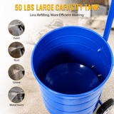 50 Lbs Siphon Feed Sandblaster Kit Portable Abrasive Blasting Machine with 9.8FT Hose Cast Aluminum Blasting Gun - Fab Heavy Parts