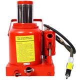 50 Ton 100,000LBS Air Hydraulic Bottle Jack with Pneumatic & Manual Hand Pump Rugged Steel Construction - Fab Heavy Parts