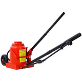 50 Ton 100,000LBS Air Hydraulic Bottle Jack with Pneumatic & Manual Hand Pump Rugged Steel Construction - Fab Heavy Parts