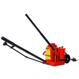 50 Ton 100,000LBS Air Hydraulic Bottle Jack with Pneumatic & Manual Hand Pump Rugged Steel Construction - Fab Heavy Parts