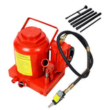 50 Ton 100,000LBS Air Hydraulic Bottle Jack with Pneumatic & Manual Hand Pump Rugged Steel Construction - Fab Heavy Parts