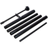 50 Ton 100,000LBS Air Hydraulic Bottle Jack with Pneumatic & Manual Hand Pump Rugged Steel Construction - Fab Heavy Parts