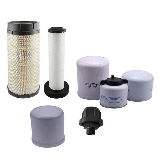 Zestaw filtrów konserwacyjnych na 500 godzin 7333699 Pasuje do ładowarki Bobcat S160 S185 S205 T180 T190