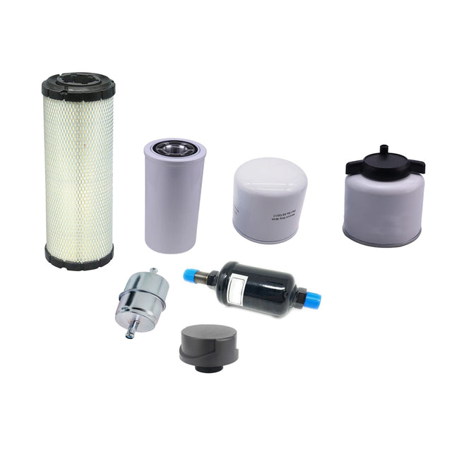 Kit filtro manutenzione 500 ore 7343818 Adatto per escavatore Bobcat 435
